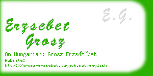 erzsebet grosz business card